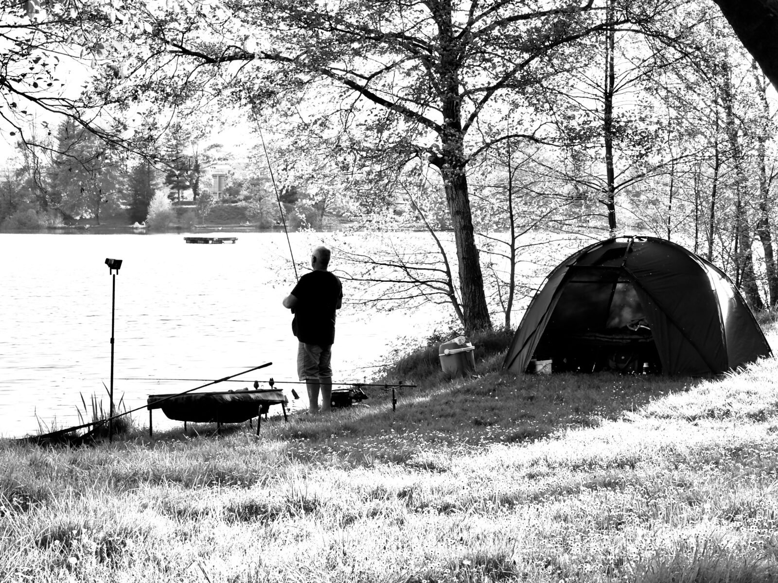 Photographie de l’œuvre Le pêcheur du lac - Technique : Photographie - Créée par l’artiste Romain Wisniewski en 2024 — Romain Wisniewski, • Photographer Profile