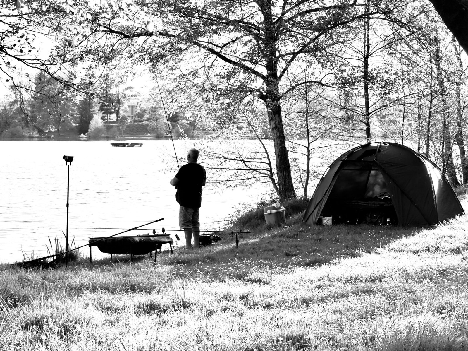Photographie de l’œuvre Le pêcheur du lac - Technique : Photographie - Créée par l’artiste Romain Wisniewski en 2024 — Romain Wisniewski, • Photographer Profile
